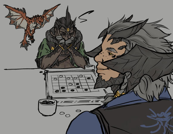 Eating the pieces when Batmunkh isn&#39;t looking