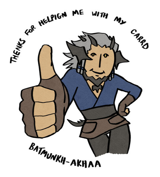 Heartfelt thanks to Batmunkh